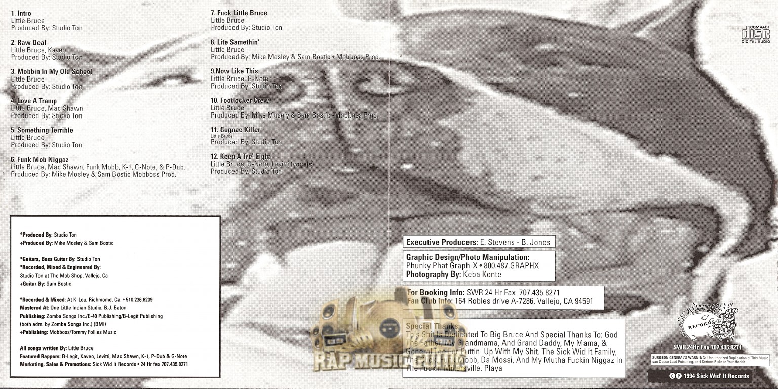 Little Bruce - Xxxtra Manish: Re-Release. CD | Rap Music Guide